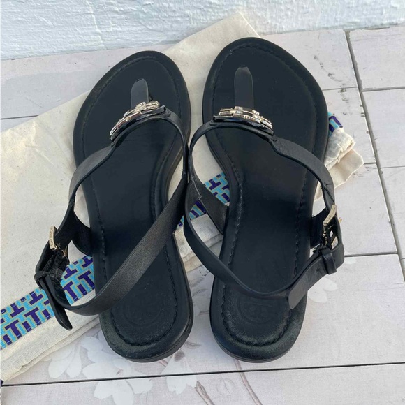 Tory Burch Black Sandals - Picture 6 of 11